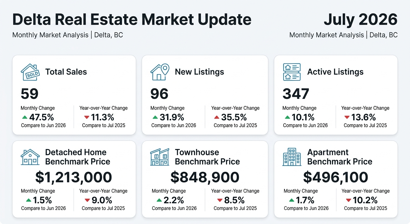 Delta Real Estate Market Update (July 2026)