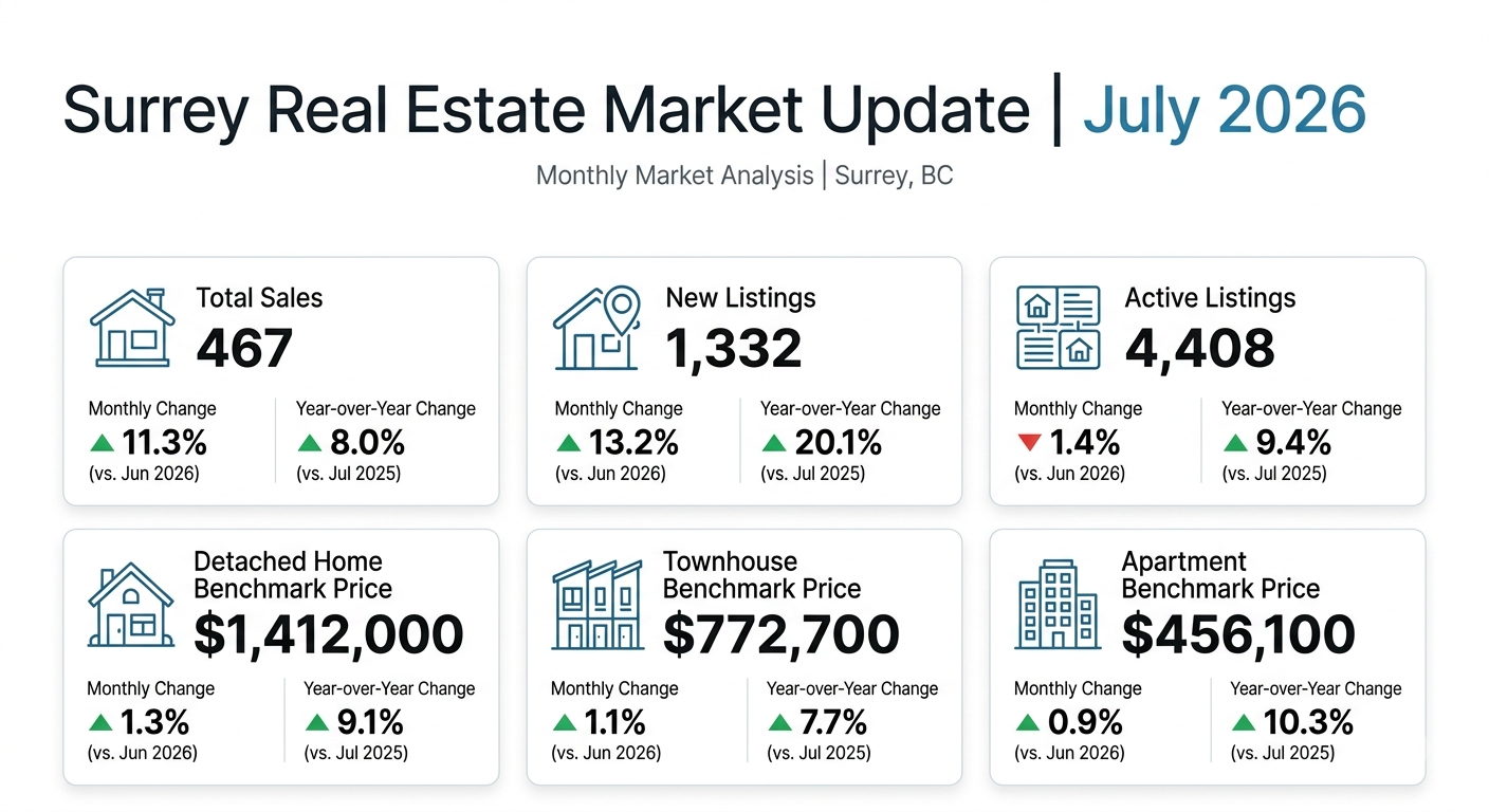 Surrey Real Estate Market Update (July 2026))